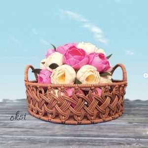 Ажурный поднос (Оксана Божкова)