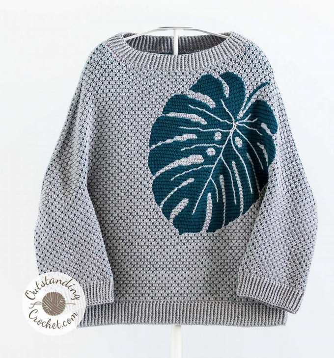 Пуловер Monstera (Наталья Кононова)
